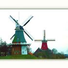 Zwillingswindmühlen bei Greetsiel