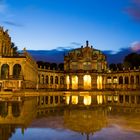 Zwinger bei Nacht