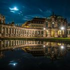 Zwinger Dresden bei Vollmond