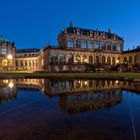 Zwinger Dresden, Glockenspielpavillon und Porzellansammlung