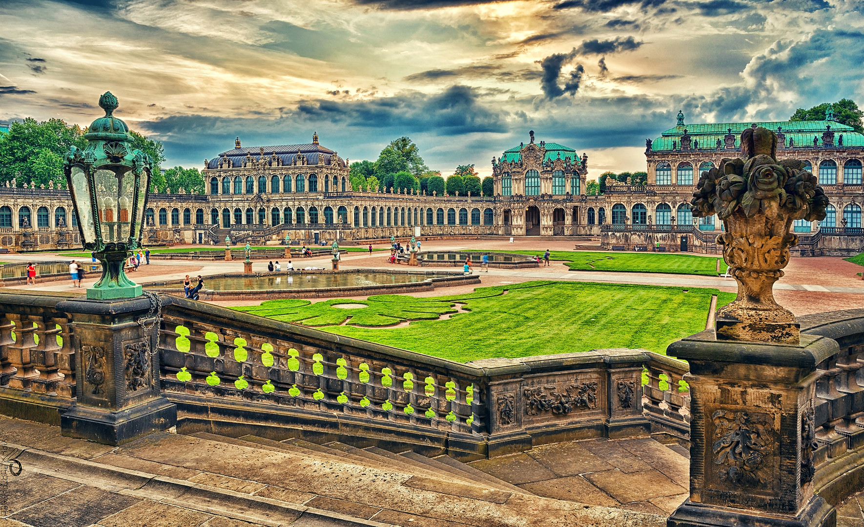 Zwingergarten von Dresden