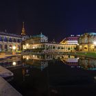 Zwingerhof bei Nacht