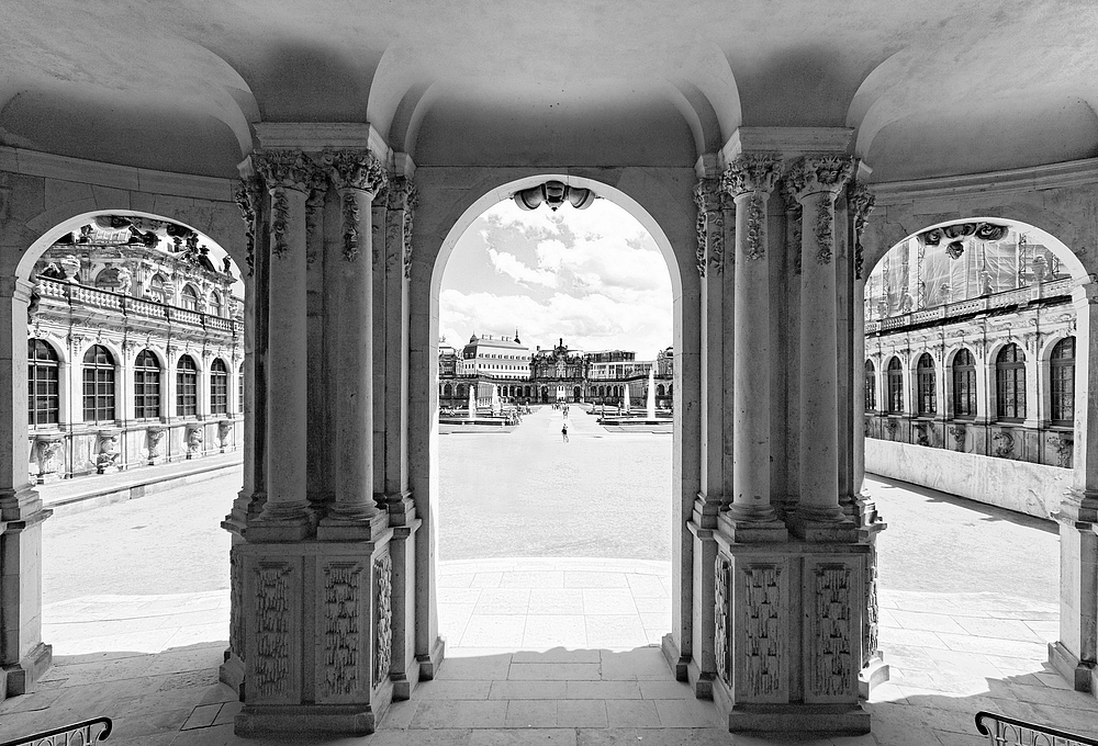 Zwingerhof in Dresden