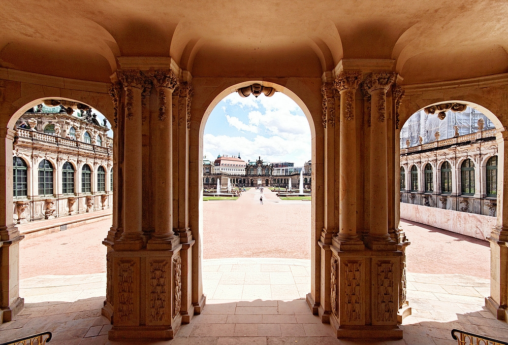 Zwingerhof in Dresden