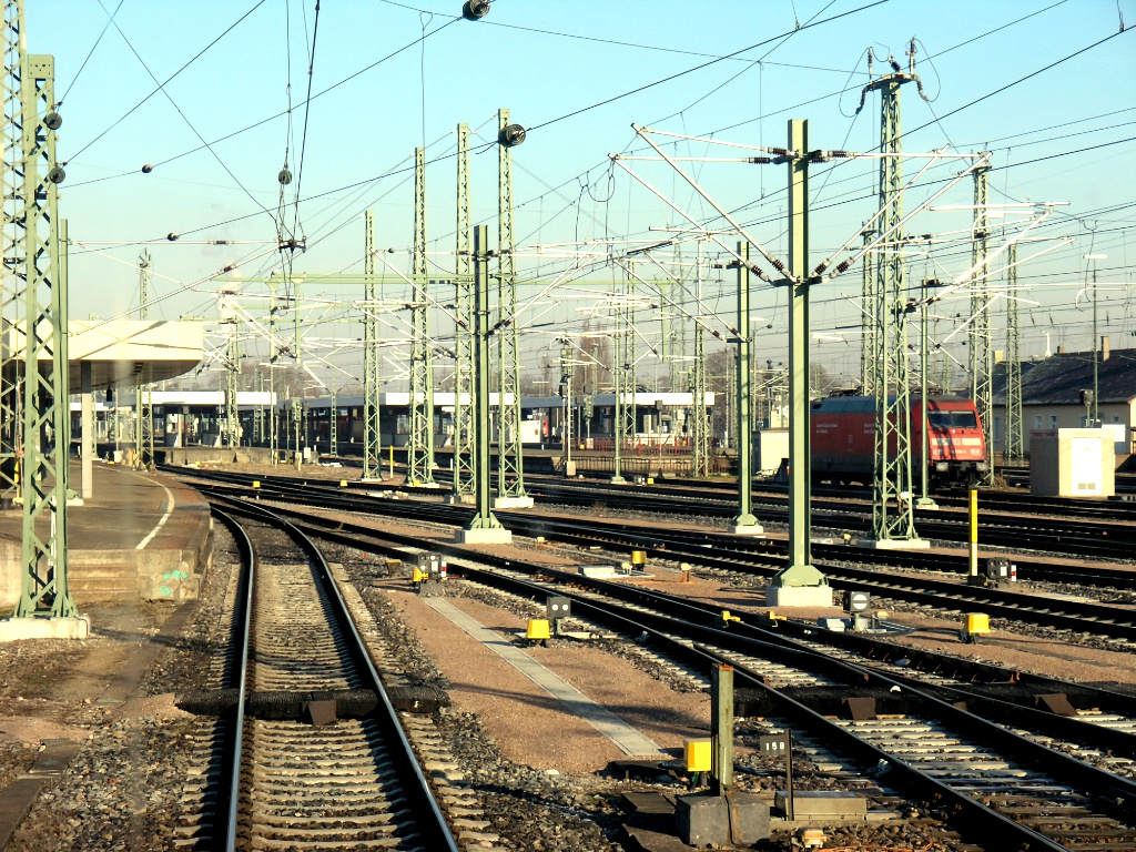 Zwischen Basel SBB und Basel Bad. Bhf.