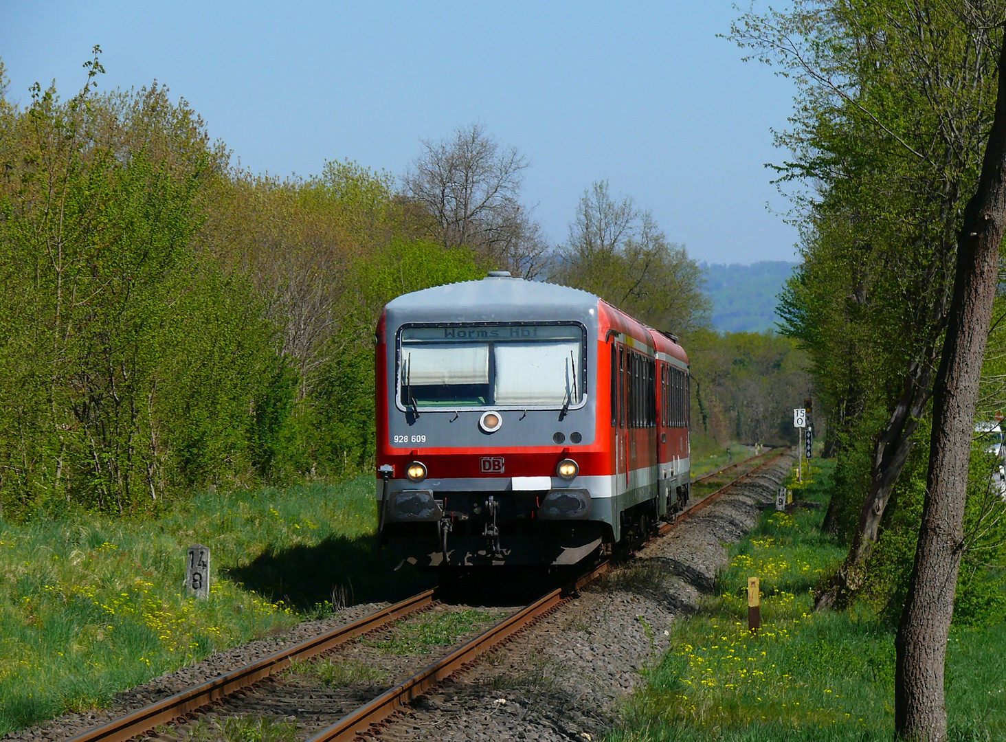 zwischen Bensheim und Worms