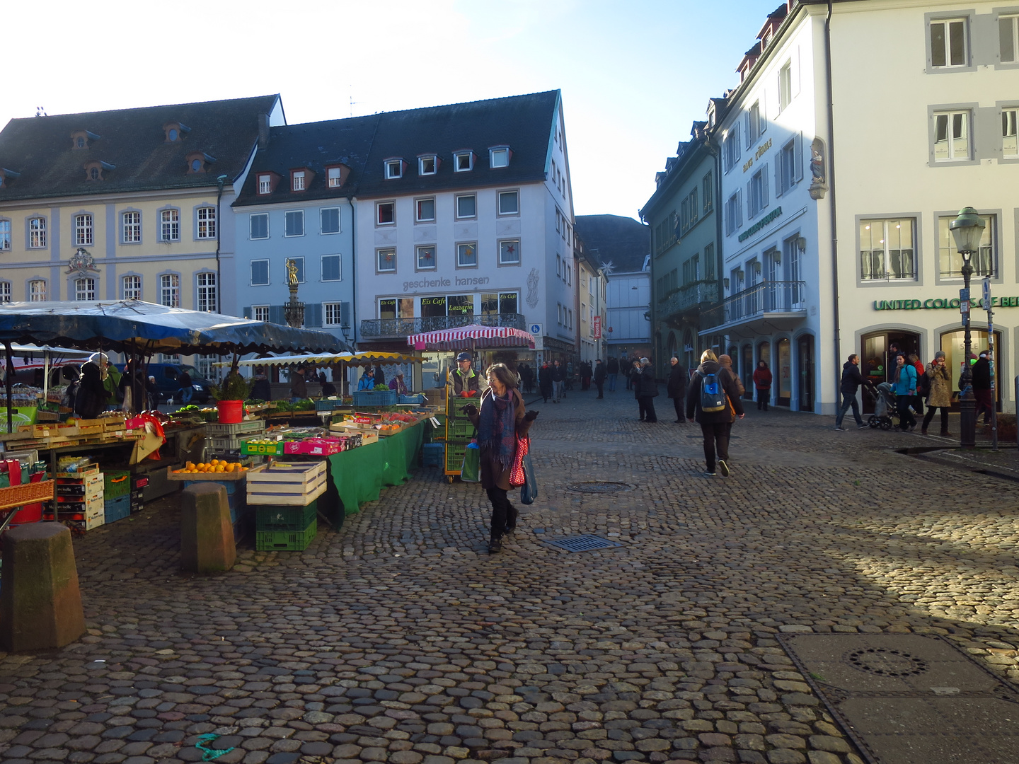 zwischen den Jahren auf dem Wochenmarkt