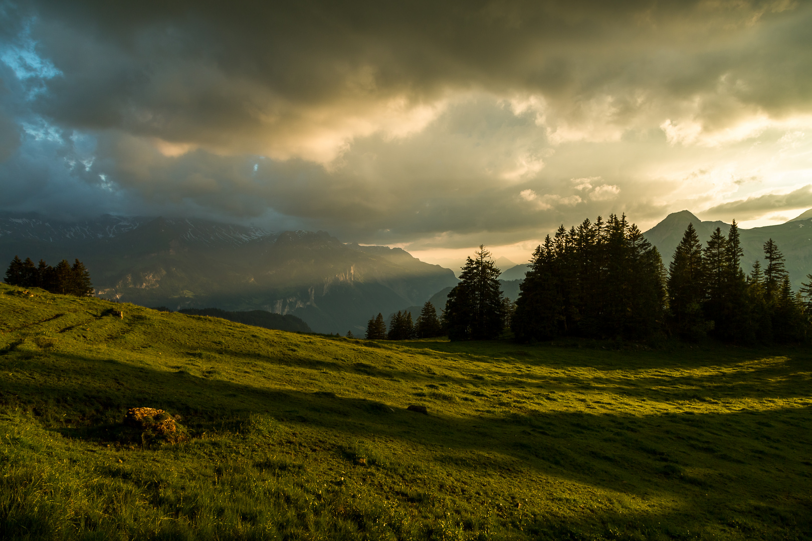 Zwischen den Regenfronten