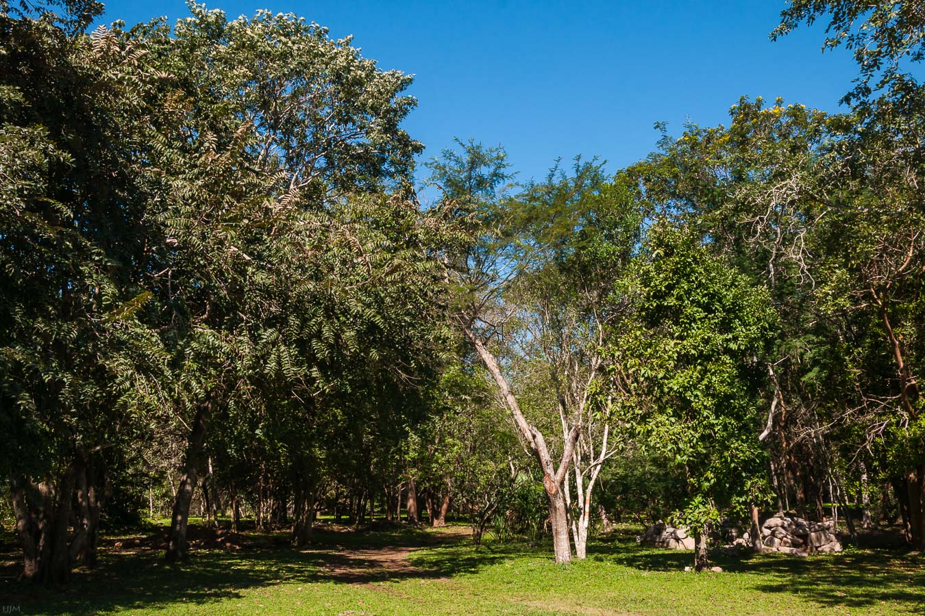 Zwischen den Ruinen von Uxmal