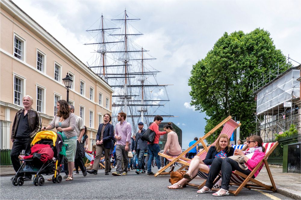 Zwischen den Schauern war Festival in Greenwich