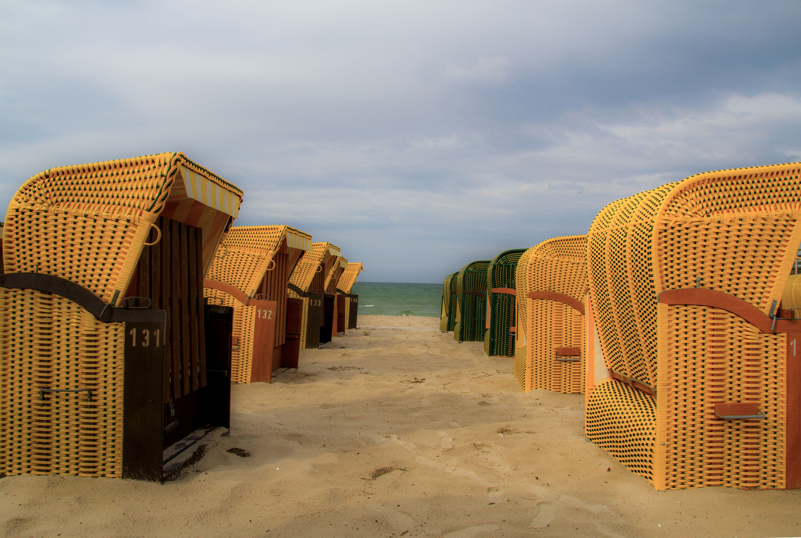 Zwischen den Strandkörben