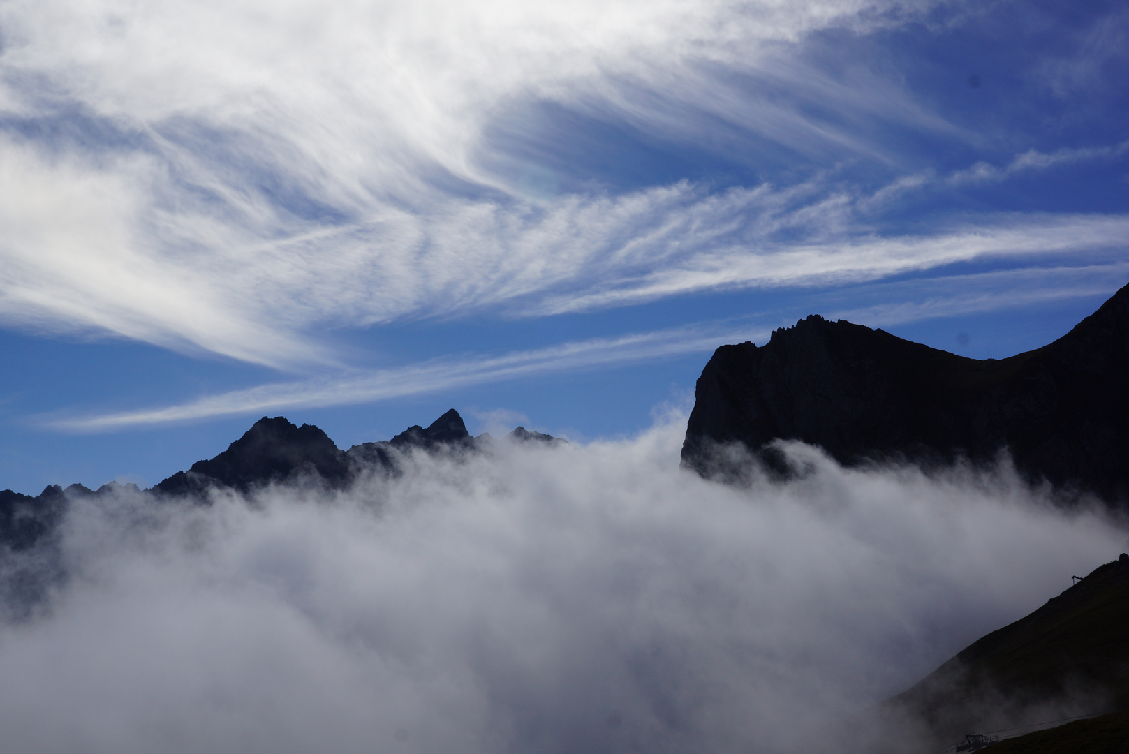 zwischen den Wolken