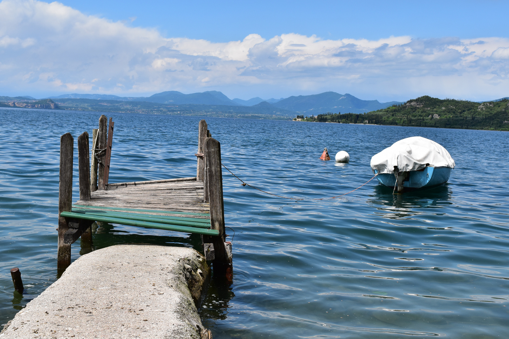 Zwischen Garda und Bardolino.