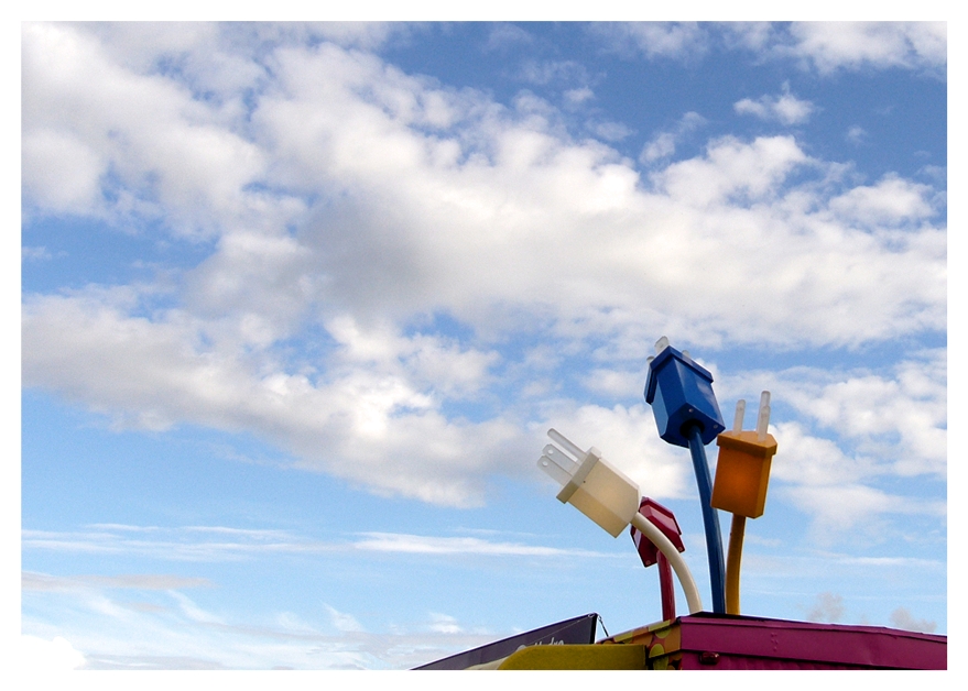 zwischen Himmel und Erdung