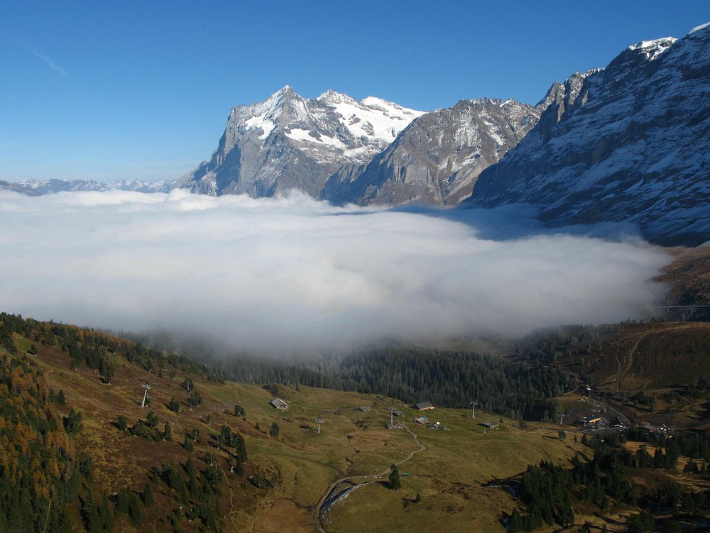 Zwischen Kleiner Scheidegg und Männlichen