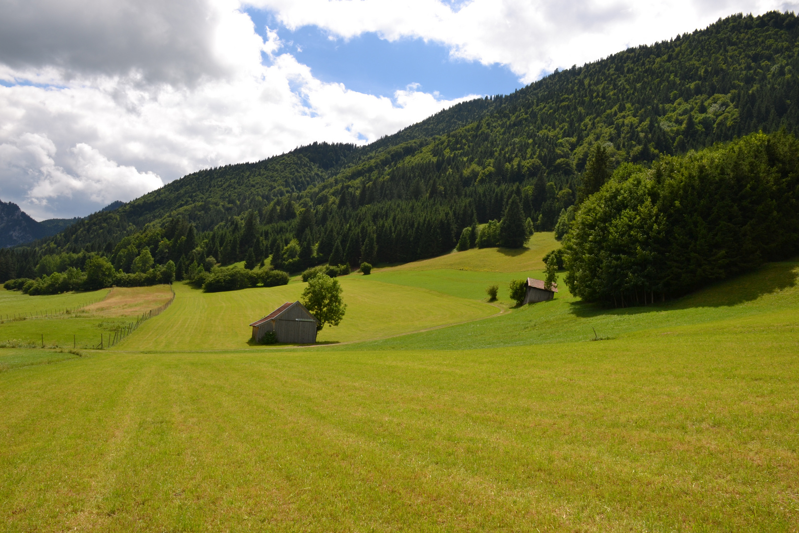 Zwischen Ober- und Unterammergau