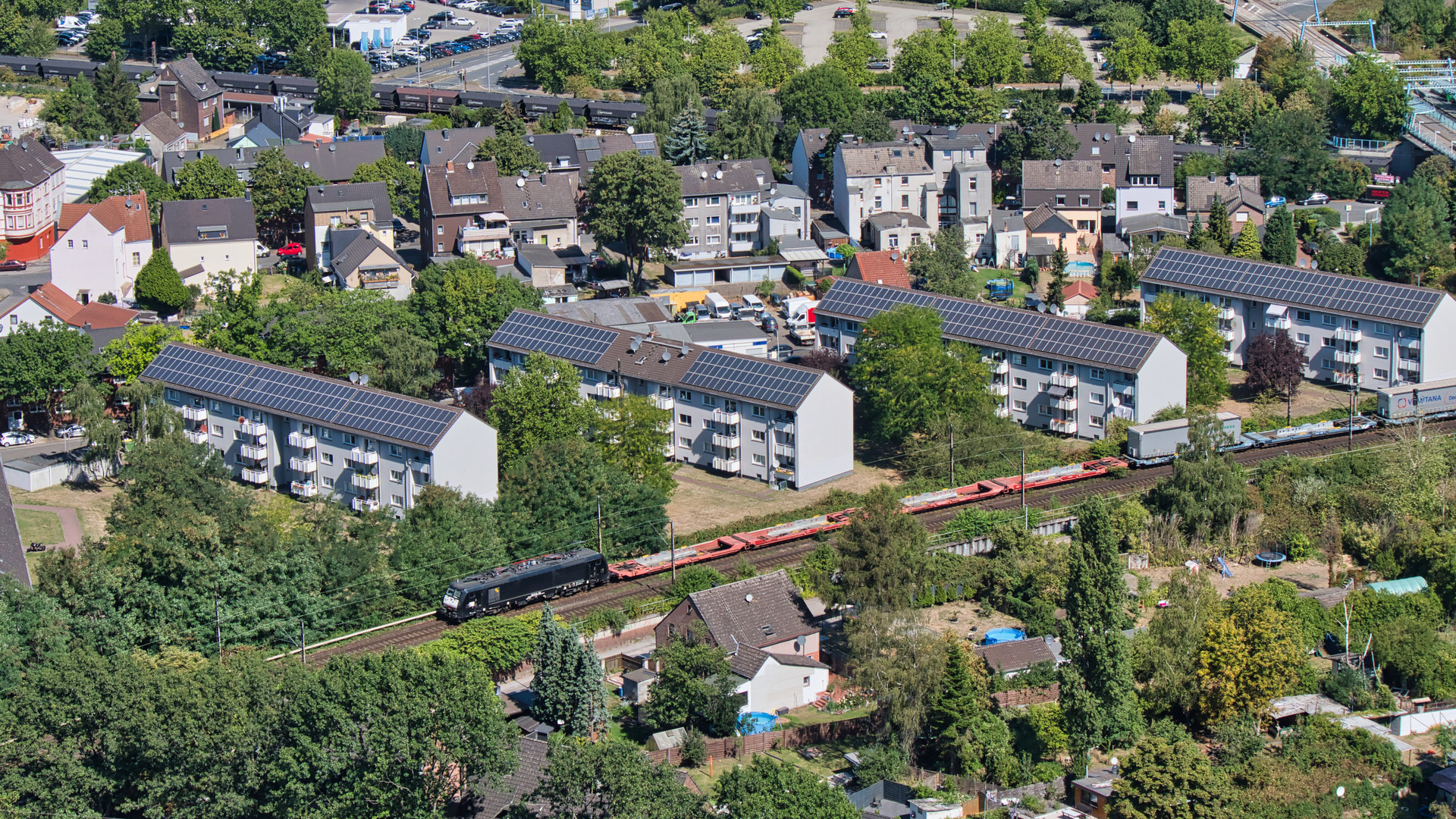 Zwischen Oberhausen-Osterfeld und Oberhausen-West