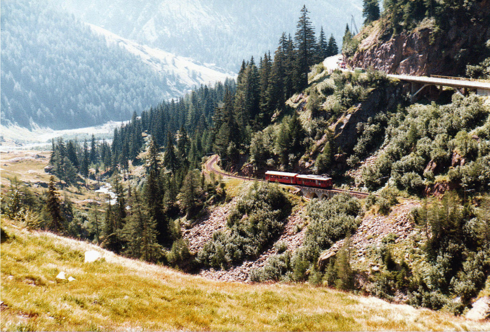 Zwischen Oberwald und Gletsch, anno 1981