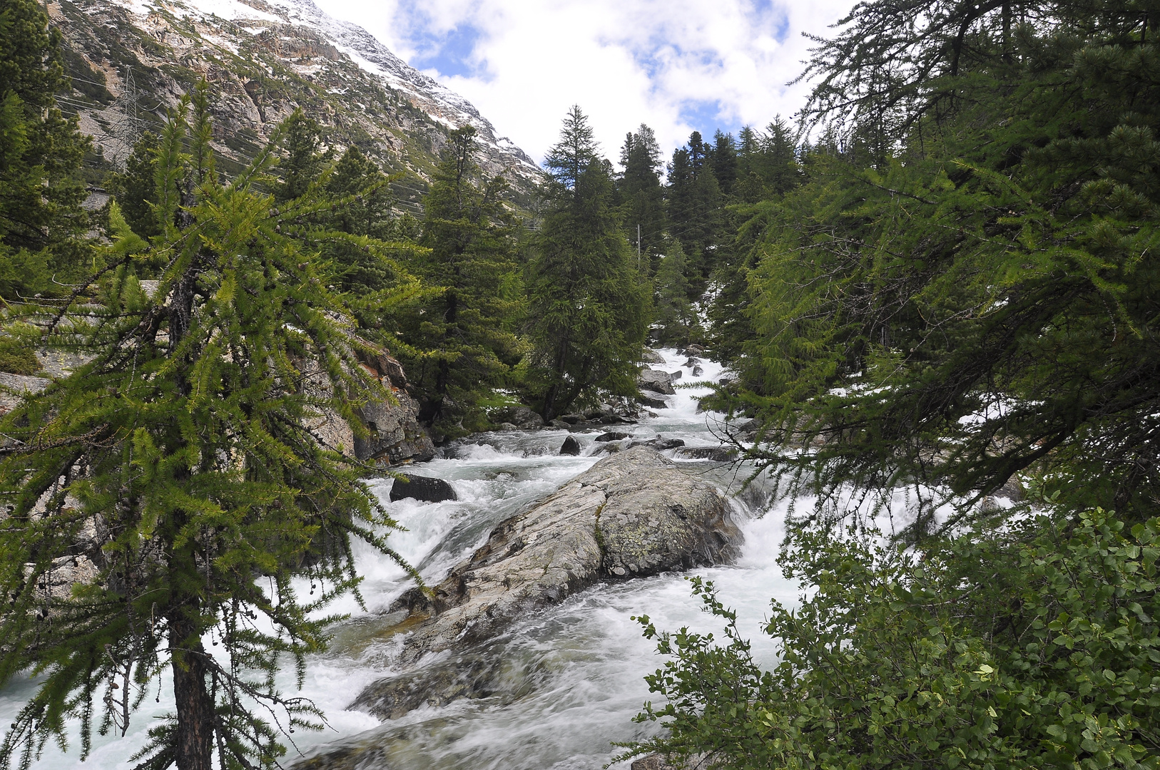 Zwischen Pontresina und Berninapass