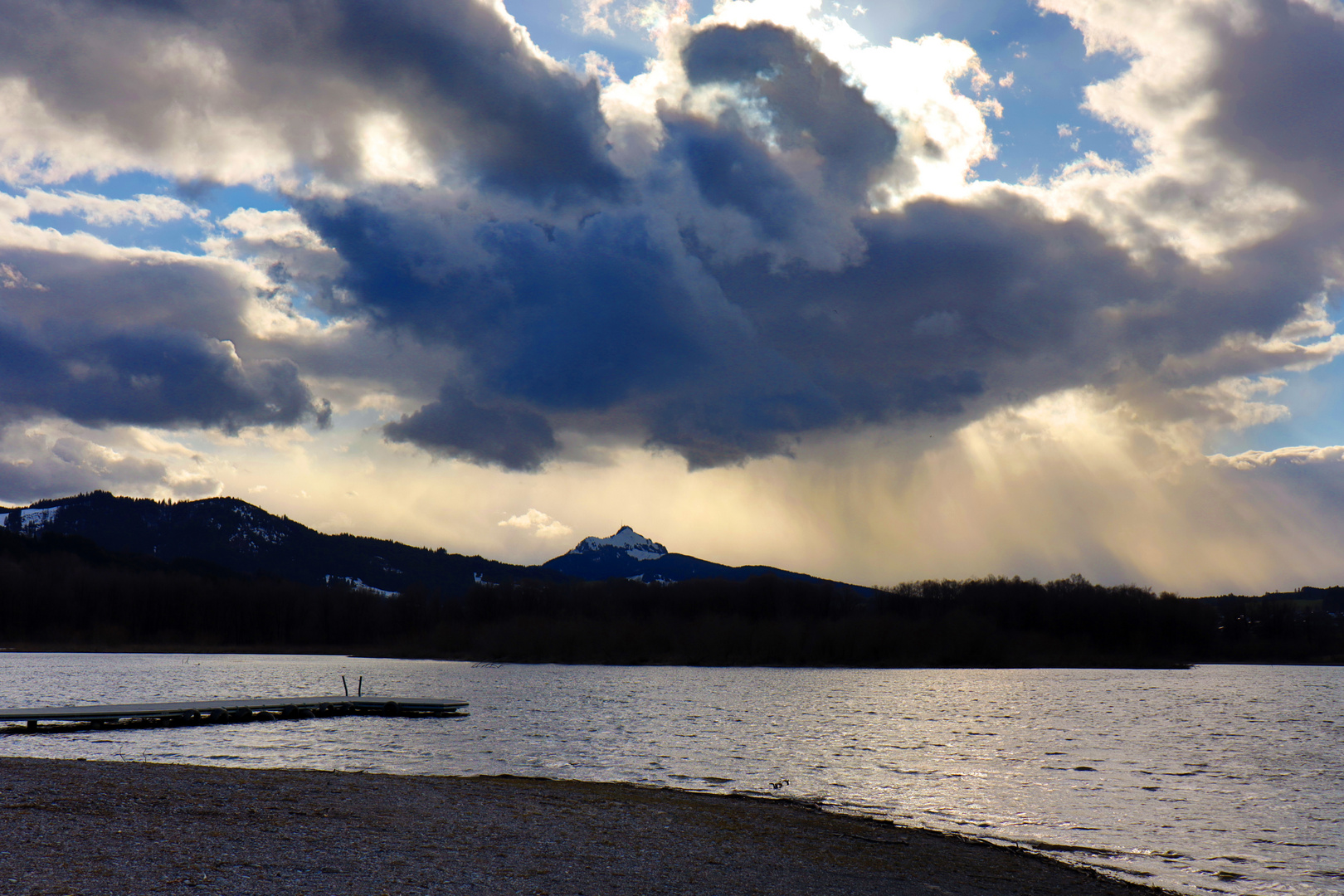 zwischen Regen und Schnee