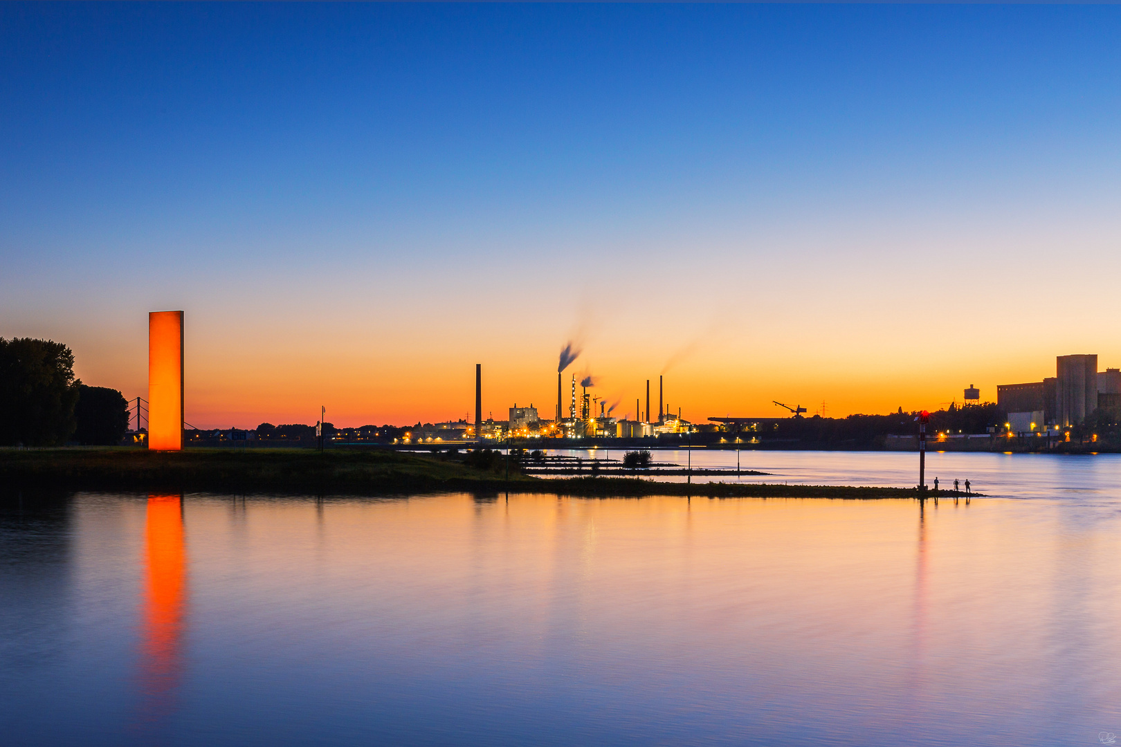 Zwischen Rhein und Ruhr Foto & Bild orange, natur, industriekultur
