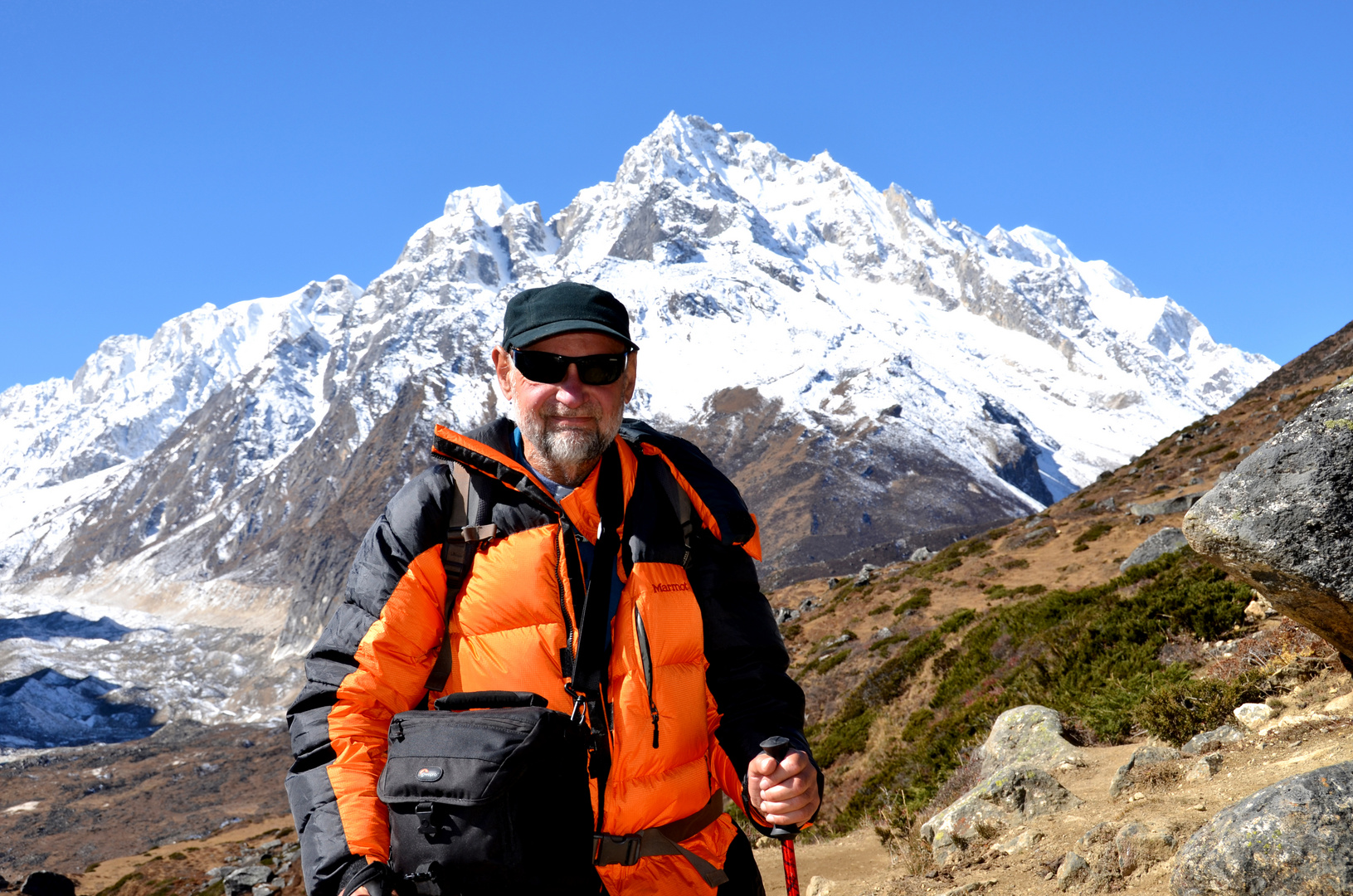 Zwischen Samdo und Dharamsala auf 3900 m Höhe.