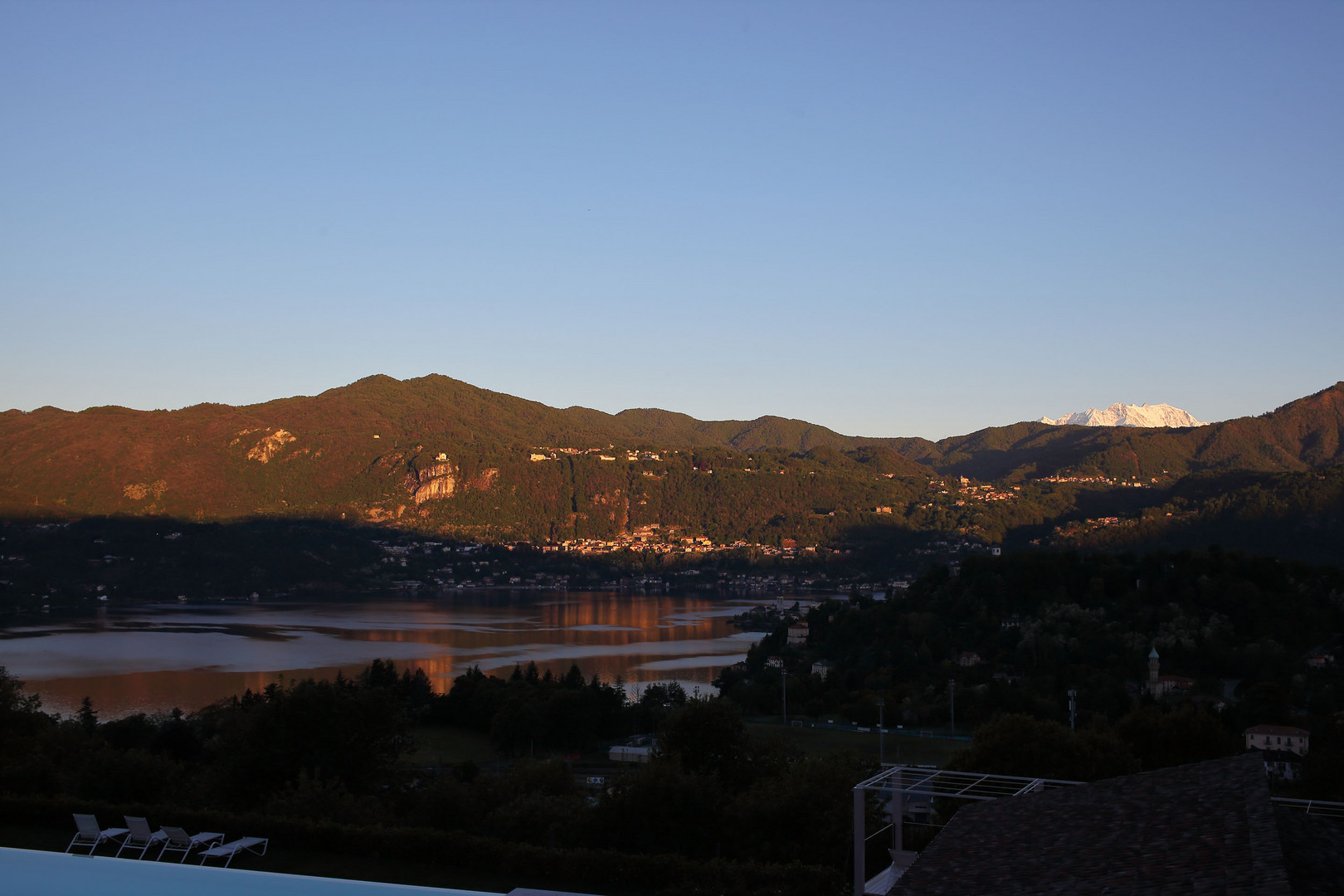 zwischen See, Himmel und Bergen