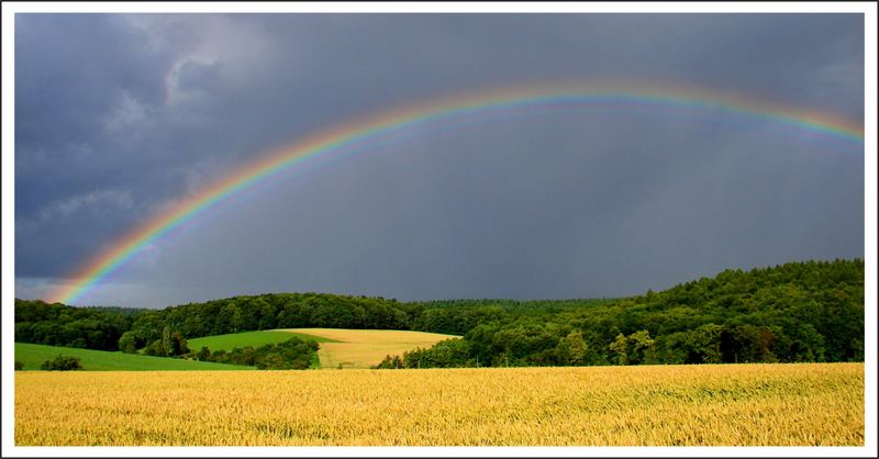 Zwischen Sonne und Regen