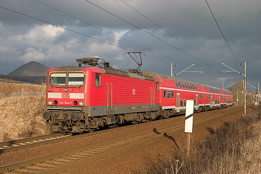 Zwischen zwei Wolken