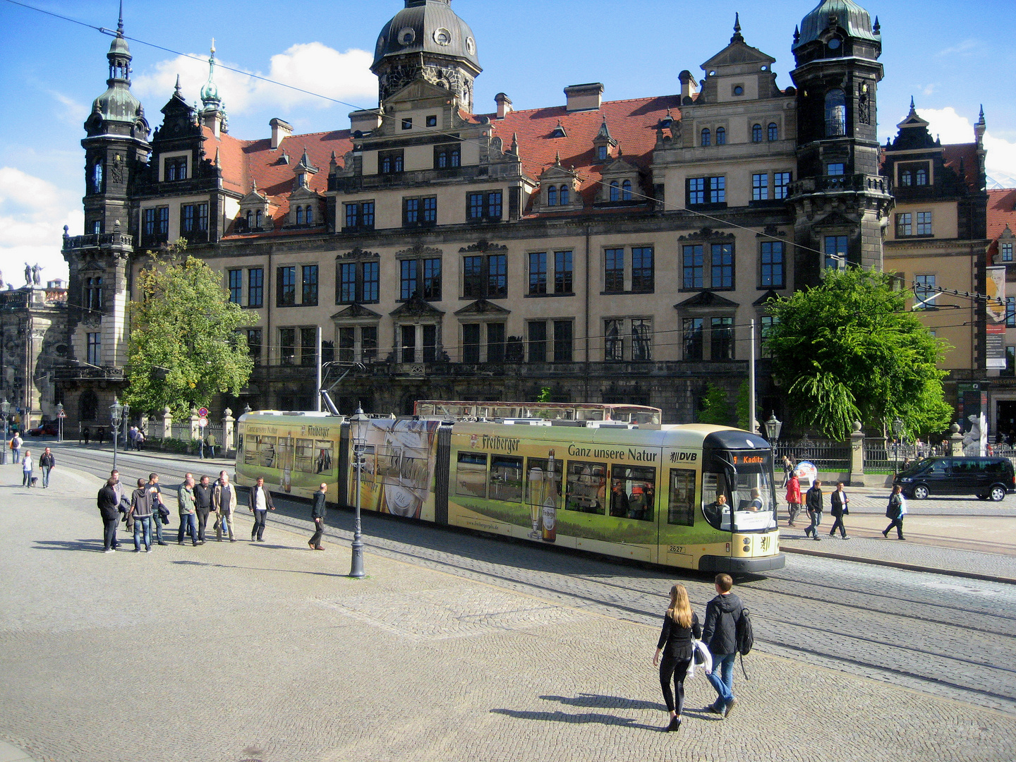 Zwischen Zwinger und Residenzschloss