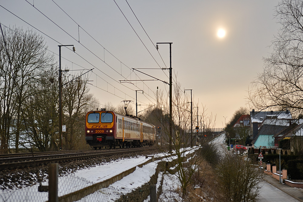 Zwischendurch bedeckt mit leichtem Schneefall