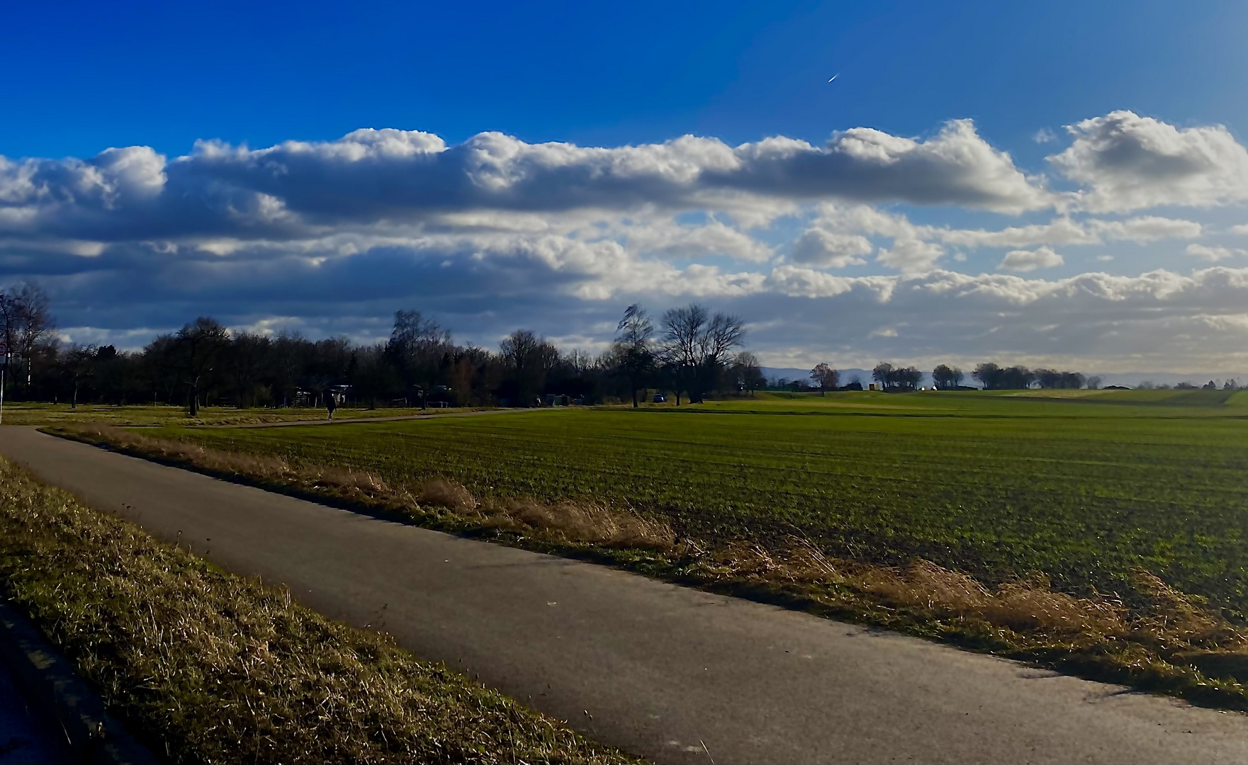 Zwischendurch Sonne und blauer Himmel