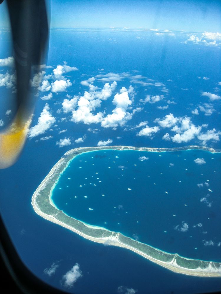 Zwischenlandung Atoll Ra'iroa