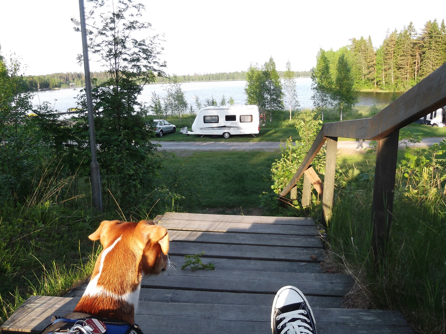 Zwischenstopp an einem schwedischen Campingplatz