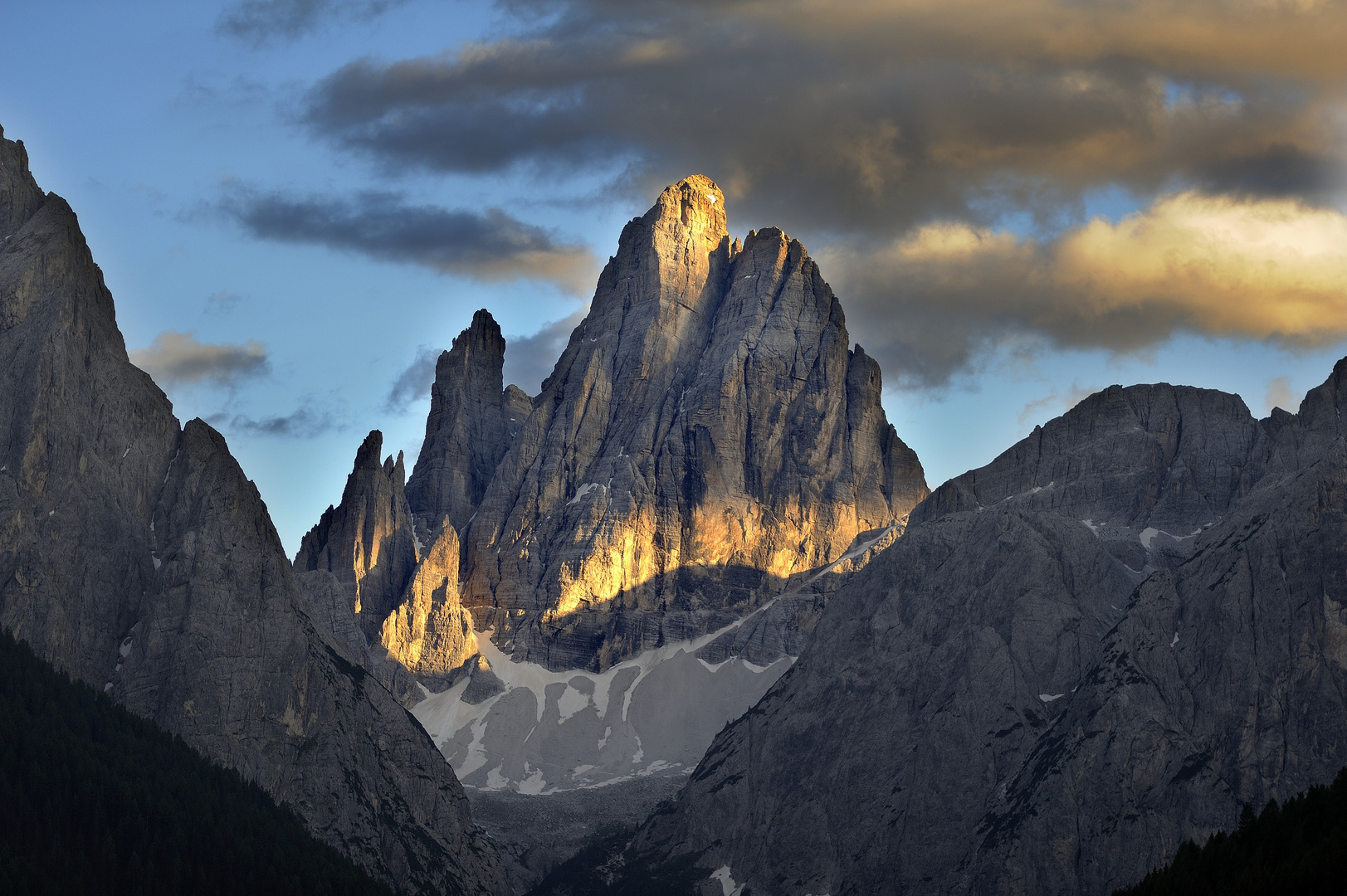 Zwölferkofel im Abendlicht Foto & Bild europe, italy, vatican city, s