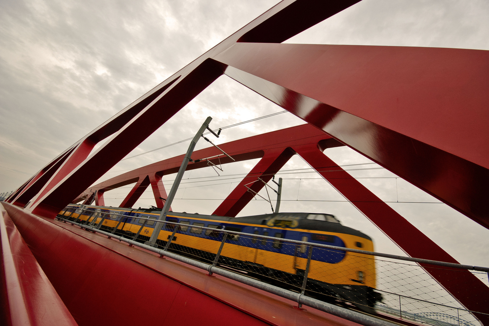 Zwolle - Hanzeboog (Railway Bridge across Ijssel River) - 02