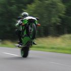 ZX 9 R in Aktion