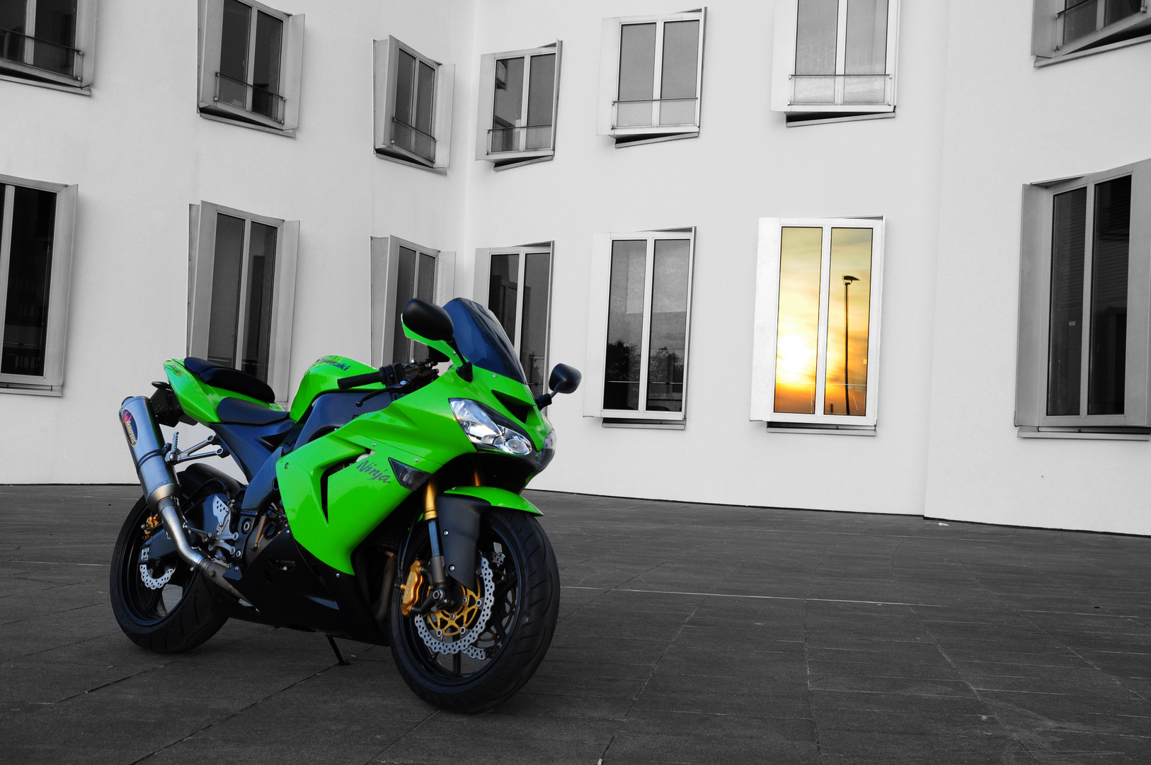 Zx10r im Medienhafen