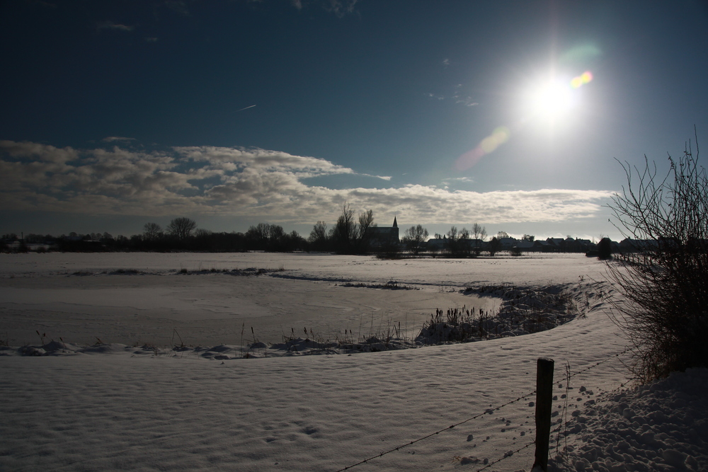 Zyfflich im Winter