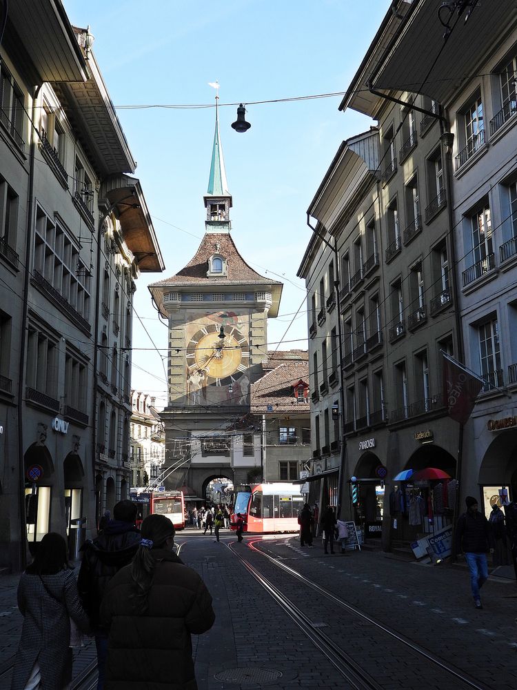 Zytglogge Bern (gesehen aus der Marktgasse)